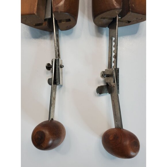 Adjustable Wooden Shoe Stretchers 2-1/2 Metal Hardware 8.5-10-5" - Picture 11 of 16